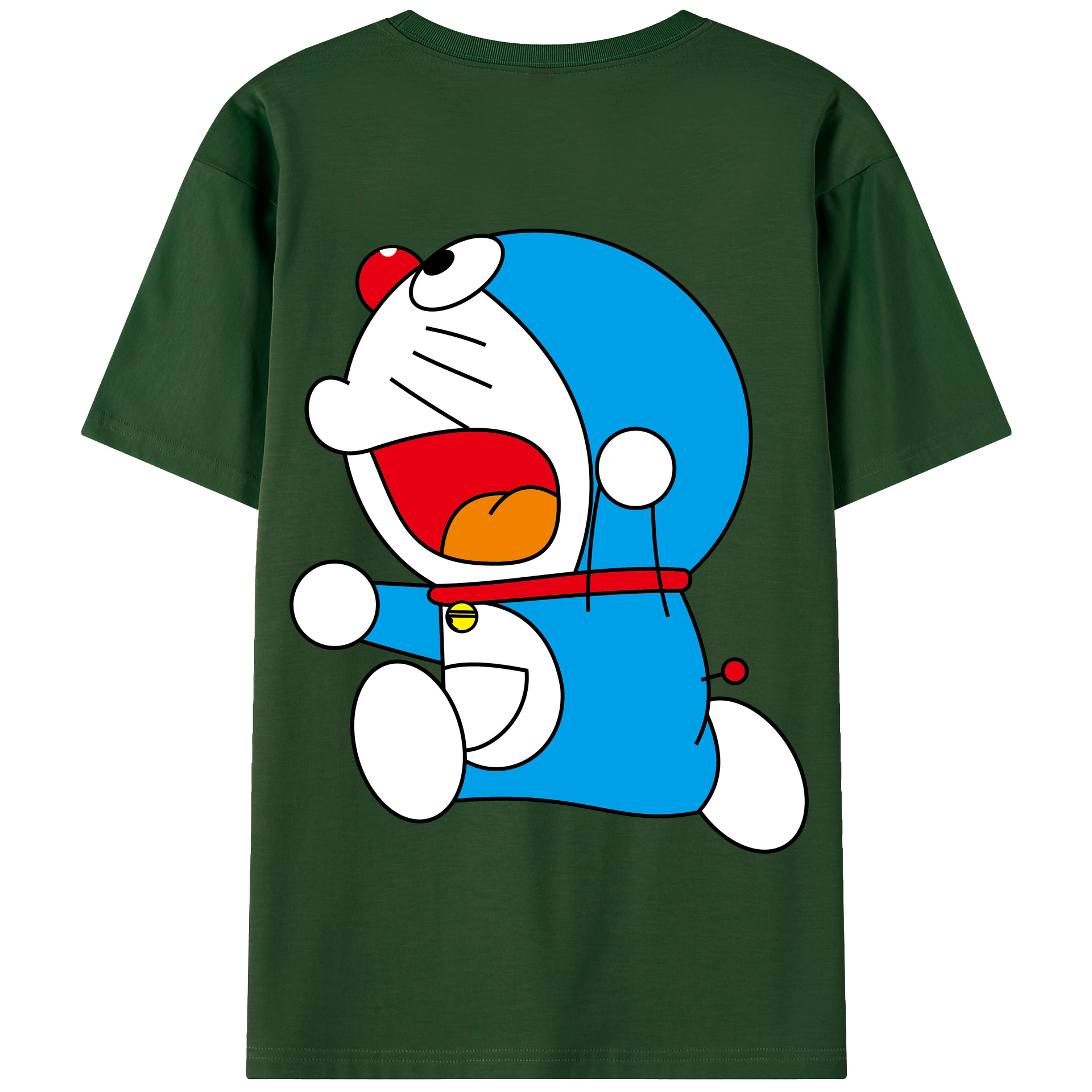 （画像用） ドラえもん Doraemon 綿100％半袖Tシャツ（背面プリント）